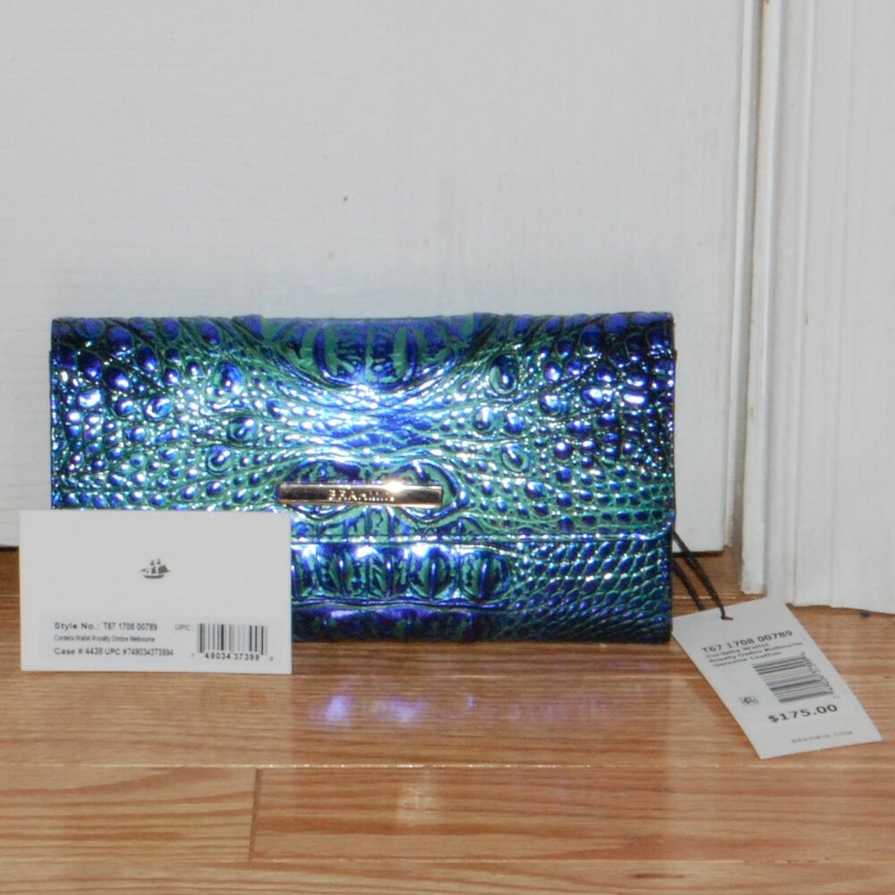 NWT Brahmin Cordelia Wallet Royalty Ombre Melbourne